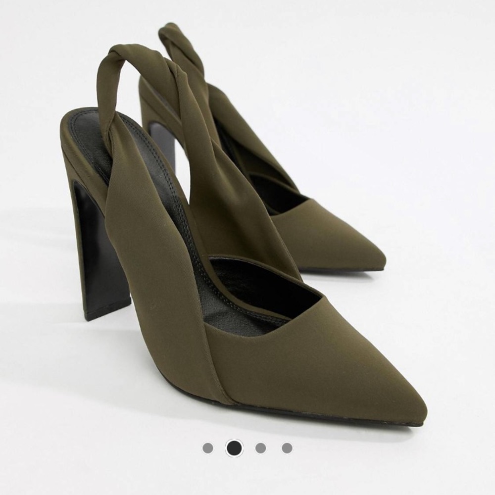 Poker Slingback High Heels